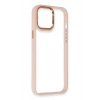 Newface iPhone 13 Pro Kılıf Dora Kapak - Pudra