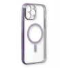 Newface iPhone 13 Pro Kılıf Magneticsafe Lazer Silikon - Mor