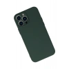 Newface iPhone 13 Pro Kılıf Nano içi Kadife Silikon - Koyu Yeşil