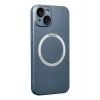 Newface iPhone 14 Plus Kılıf Jack Magneticsafe Lens Silikon - Sierra Blue