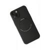 Newface iPhone 14 Plus Kılıf Jack Magneticsafe Lens Silikon - Siyah