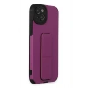 Newface iPhone 14 Plus Kılıf Mega Standlı Silikon - Mor