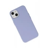 Newface iPhone 14 Plus Kılıf Nano içi Kadife Silikon - Lila