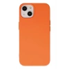 Newface iPhone 14 Plus Kılıf Nano içi Kadife Silikon - Turuncu