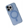 Newface iPhone 14 Pro Kılıf Lodos Magneticsafe Mat Kapak - Sierra Blue