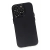 Newface iPhone 14 Pro Kılıf Luko Lens Silikon - Siyah