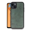 Newface iPhone 15 Kılıf Aras Deri Kapak - Koyu Yeşil
