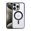 Newface iPhone 15 Pro Kılıf Erozi Magsafe Kapak - Lacivert