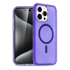 Newface iPhone 15 Pro Kılıf Glow Magsafe Kapak - Mor