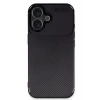 Newface iPhone 16 Kılıf Auto Focus Karbon Kapak - Siyah