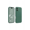 Newface iPhone 16 Kılıf First Silikon - Koyu Yeşil