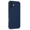 Newface iPhone 16 Kılıf First Silikon - Lacivert
