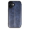 Newface iPhone 16 Kılıf Flip Cover - Lacivert
