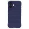 Newface iPhone 16 Kılıf Optimum Silikon - Lacivert
