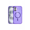 Newface iPhone 16 Plus Kılıf Glow Magsafe Kapak - Mor