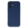 Newface iPhone 16 Plus Kılıf Nano içi Kadife Silikon - Lacivert