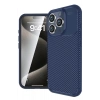 Newface iPhone 16 Pro Max Kılıf Auto Focus Karbon Kapak - Lacivert
