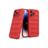 Newface iPhone 16 Pro Max Kılıf Optimum Silikon - Kırmızı
