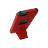 Newface iPhone 6 Kılıf Mega Standlı Silikon - Kırmızı
