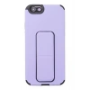 Newface iPhone 6 Kılıf Mega Standlı Silikon - Lila