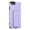 Newface iPhone 6 Kılıf Mega Standlı Silikon - Lila
