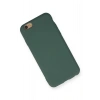 Newface iPhone 6 Kılıf Nano içi Kadife Silikon - Koyu Yeşil