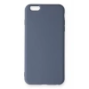 Newface iPhone 6 Plus Kılıf Nano içi Kadife Silikon - Gri