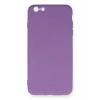 Newface iPhone 6 Plus Kılıf Nano içi Kadife Silikon - Mor