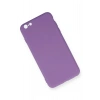 Newface iPhone 6 Plus Kılıf Nano içi Kadife Silikon - Mor