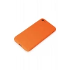 Newface iPhone 7 Kılıf First Silikon - Parlak Turuncu