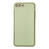 Newface iPhone 7 Plus Kılıf Coco Deri Silikon Kapak - Açık Yeşil