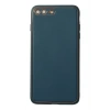 Newface iPhone 7 Plus Kılıf Coco Deri Silikon Kapak - Mavi