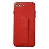 Newface iPhone 7 Plus Kılıf Coco Deri Standlı Kapak - Kırmızı