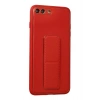 Newface iPhone 7 Plus Kılıf Coco Deri Standlı Kapak - Kırmızı