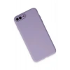 Newface iPhone 7 Plus Kılıf Lansman Glass Kapak - Lila