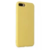 Newface iPhone 7 Plus Kılıf Nano içi Kadife Silikon - Sarı