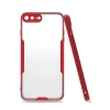 Newface iPhone 7 Plus Kılıf Platin Silikon - Kırmızı