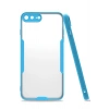 Newface iPhone 7 Plus Kılıf Platin Silikon - Mavi