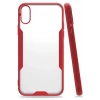 Newface iPhone X Kılıf Platin Silikon - Kırmızı