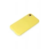 Newface iPhone XR Kılıf First Silikon - Sarı