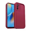 Newface Oppo A16 Kılıf Viera Silikon - Bordo