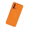 Newface Oppo A74 4G Kılıf Nano içi Kadife Silikon - Turuncu