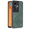 Newface Oppo Reno 11F Kılıf Aras Deri Kapak - Koyu Yeşil