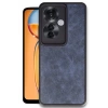 Newface Oppo Reno 11F Kılıf Aras Deri Kapak - Lacivert