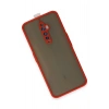 Newface Oppo Reno 2Z Kılıf Montreal Silikon Kapak - Kırmızı