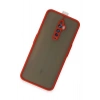 Newface Oppo Reno 2Z Kılıf Montreal Silikon Kapak - Kırmızı