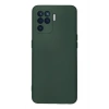 Newface Oppo Reno 5 Lite Kılıf Nano içi Kadife Silikon - Koyu Yeşil