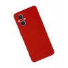 Newface Oppo Reno 7 Lite Kılıf Nano içi Kadife Silikon - Kırmızı