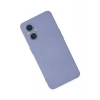 Newface Oppo Reno 7 Lite Kılıf Nano içi Kadife Silikon - Lila