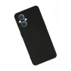 Newface Oppo Reno 7 Lite Kılıf Nano içi Kadife Silikon - Siyah